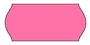 Immagine di Etichette permanenti ondulate fluorescenti 26x16 conf. 36 pz. rosa