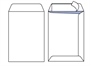 Immagine di Busta bianca a sacco 16x23 autoadesiva 80 gr senza finestra conf. 500 pz.