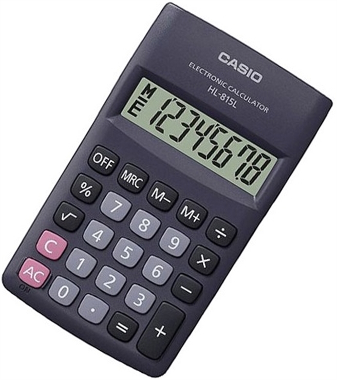 Zetaufficio shop. Calcolatrice tascabile Casio HL 815 L
