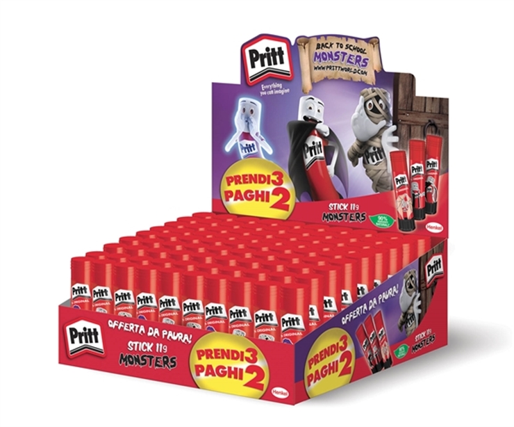 Zetaufficio shop. Colla Pritt Stick 11 gr espositore 100 pz. 3x2