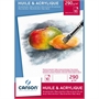 Immagine di Blocco Huile & Acrylique 290 gr 10 fogli formato A3 