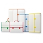Immagine di Valigetta in polionda con bordi in tessuto cm 27x38x8