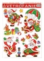 Immagine di Vetrofania "Natale Giocosa" f.to 30x42 cm conf. 12 pz. assortiti