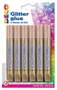 Immagine di Colla glitter 10,5 ml blister 6 pz. oro