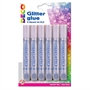 Immagine di Colla glitter 10,5 ml blister 6 pz. argento