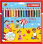 Immagine di Pastelli a matita Trio Maxi da 24 colori conf. 6 astucci