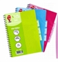 Immagine di MAXI QUADERNO SPIRALE TABBY BOOK 120 FG 3 SEPARATORI 