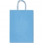 Immagine di Shopper in carta 36X41X12 Millerighe CELESTE conf. 25 Pz