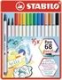 Immagine di STABILO PEN 68 BRUSH METAL DA 15