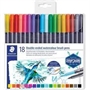 Immagine di PENNA BRUSH DUE PUNTE MARSGRAPHIC STAEDTLER 18 PZ