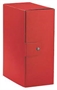 Immagine di Cartella portaprogetto con bottone 'Eurobox' dorso 15  Rosso